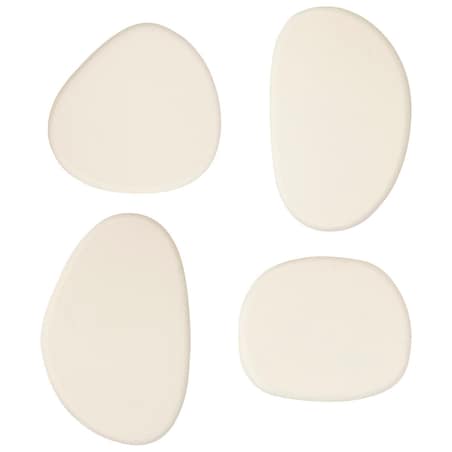 Wieszaki ścienne organiczny kształt KAREN, 4 haczyki