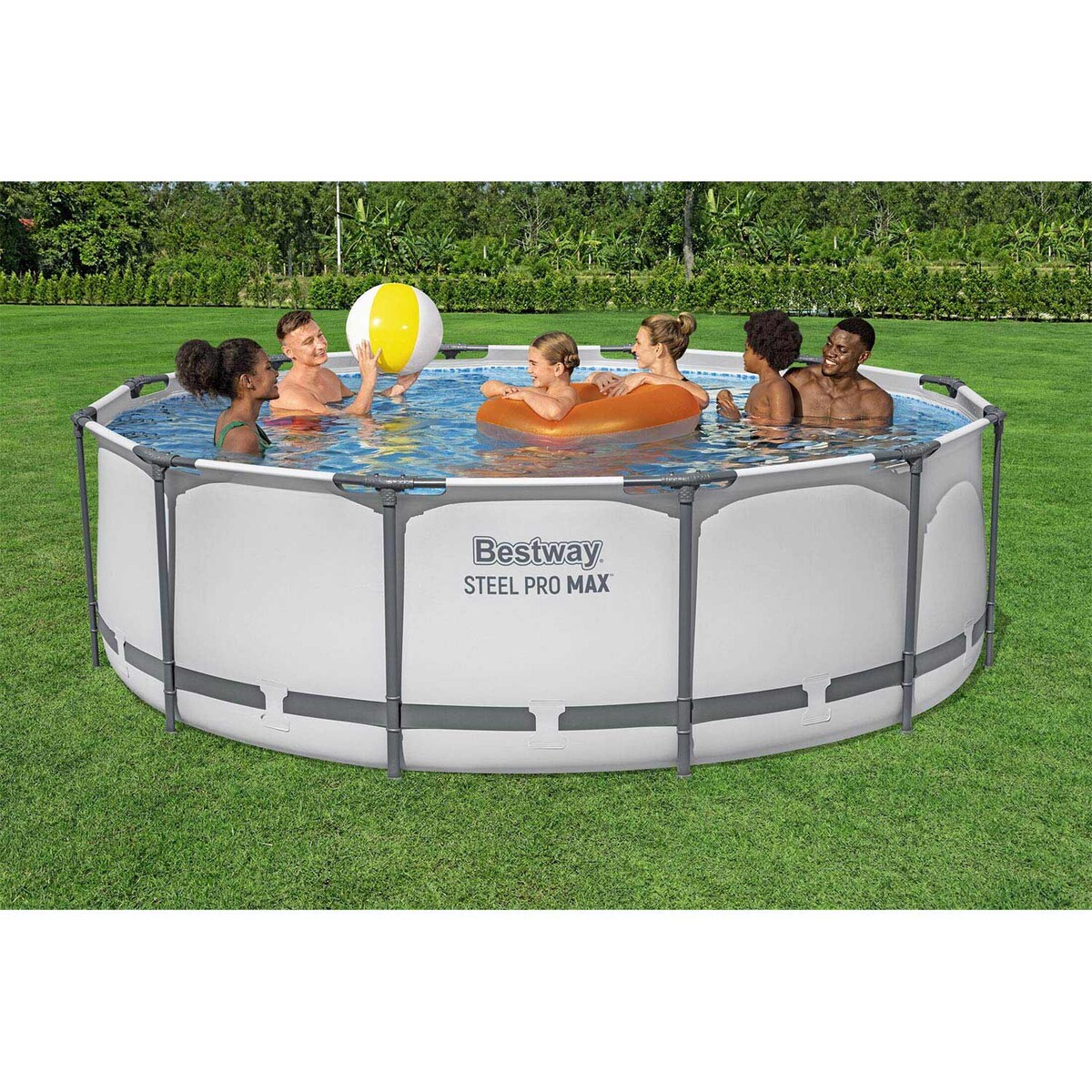 Basen ogrodowy stelażowy 366x100cm Bestway 10w1