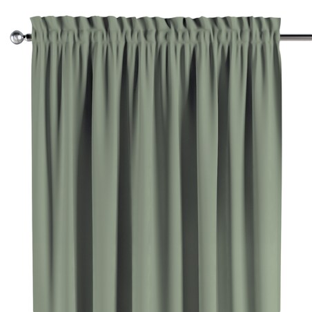 Zasłona na kanale z grzywką 1 szt. 130x260 szałwiowy