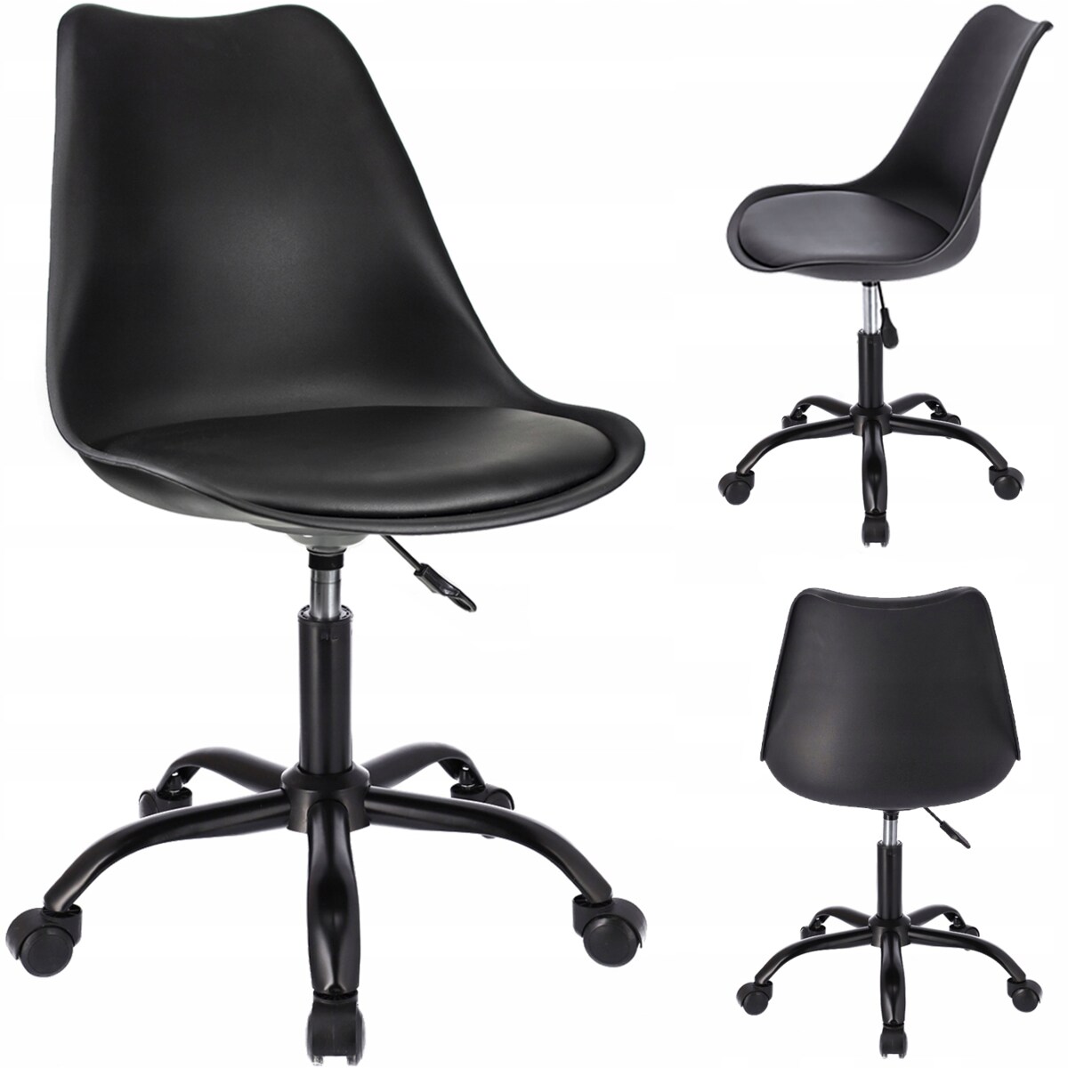 Krzesło obrotowe profilowane IGER czarne