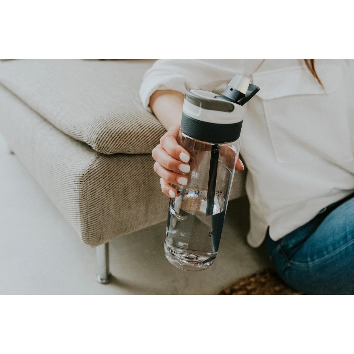 Butelka na wodę bidon Lagoon 750ml - Clear 2.0