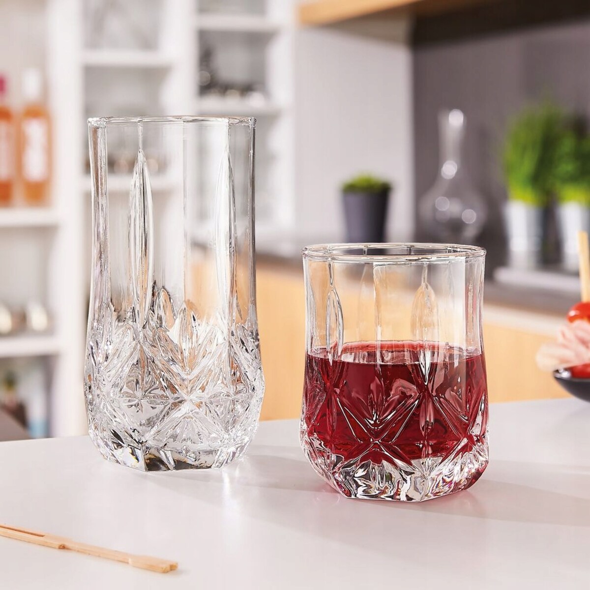 Komplet 6 szklanek Brighton 270 ml niskie LUMINARC na napoje soki drinki