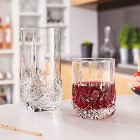 Komplet 6 szklanek Brighton 270 ml niskie LUMINARC na napoje soki drinki