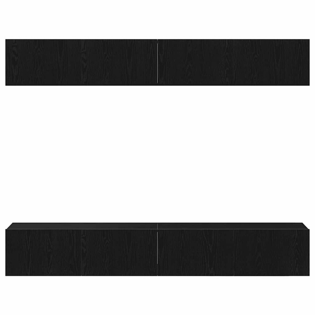 vidaXL Zestaw szafek RTV 4 pcs Czarny dąb 100 x 30 x 30 cm