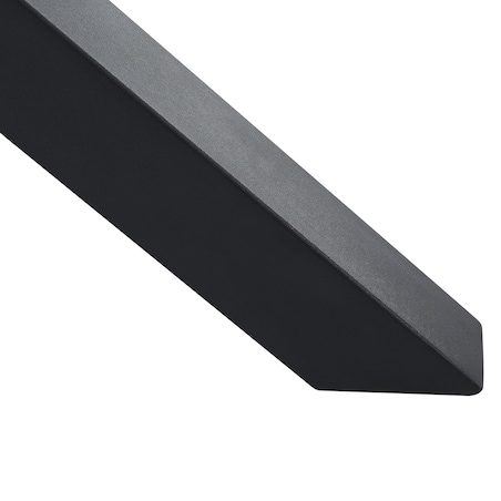 Stół ogrodowy MALETTO 120 cm 120 cm Szkło Szary