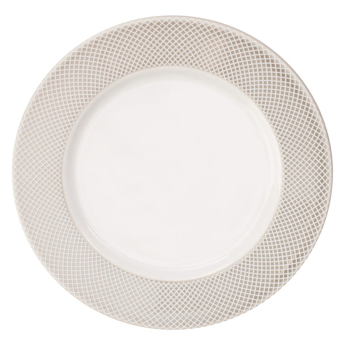 Verlo NORWICH Talerz płaski 23 cm beżowy rant