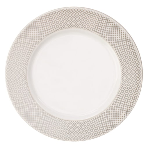 Verlo NORWICH Talerz płaski 23 cm beżowy rant