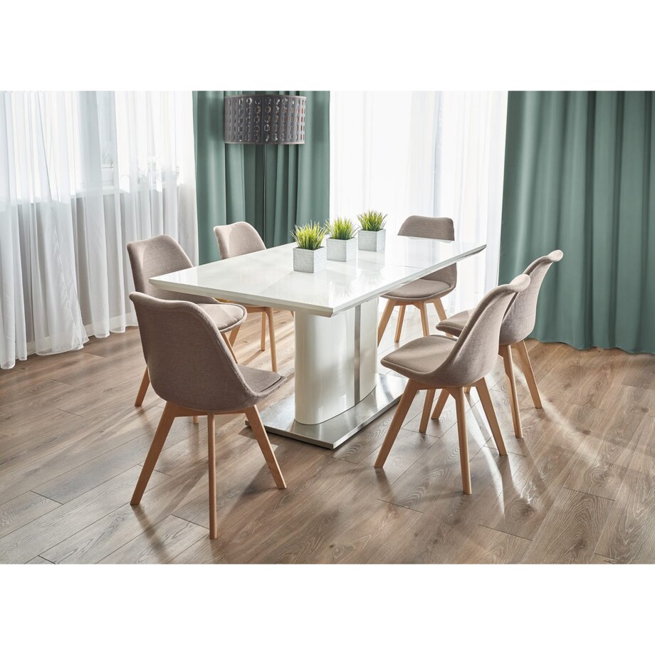 Krzesło tapicerowane materiałowe ALTA beżowe