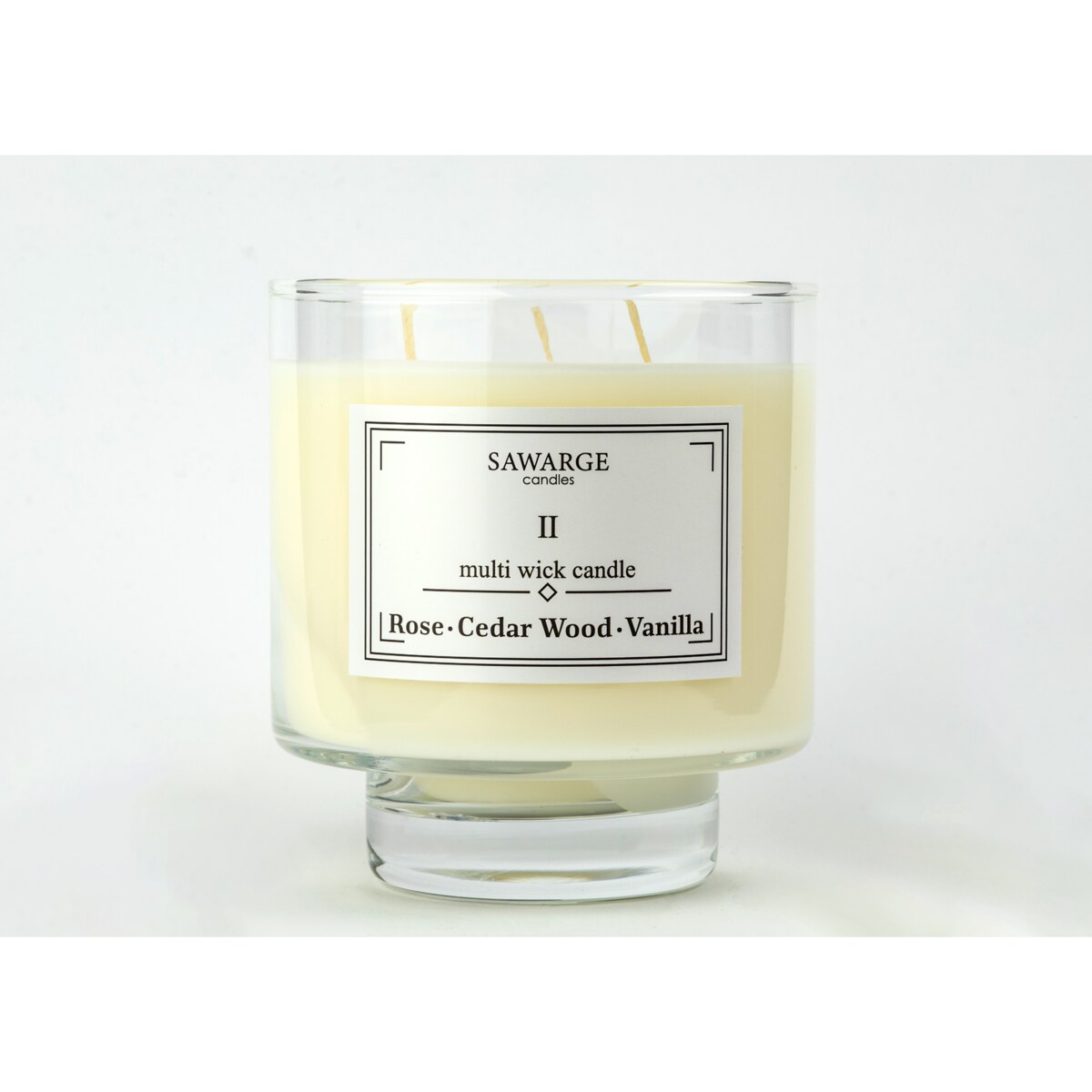 Świeca Zapachowa Sojowa No2 / 50h/Wanilia Róża Drzewo Cedrowe 450g