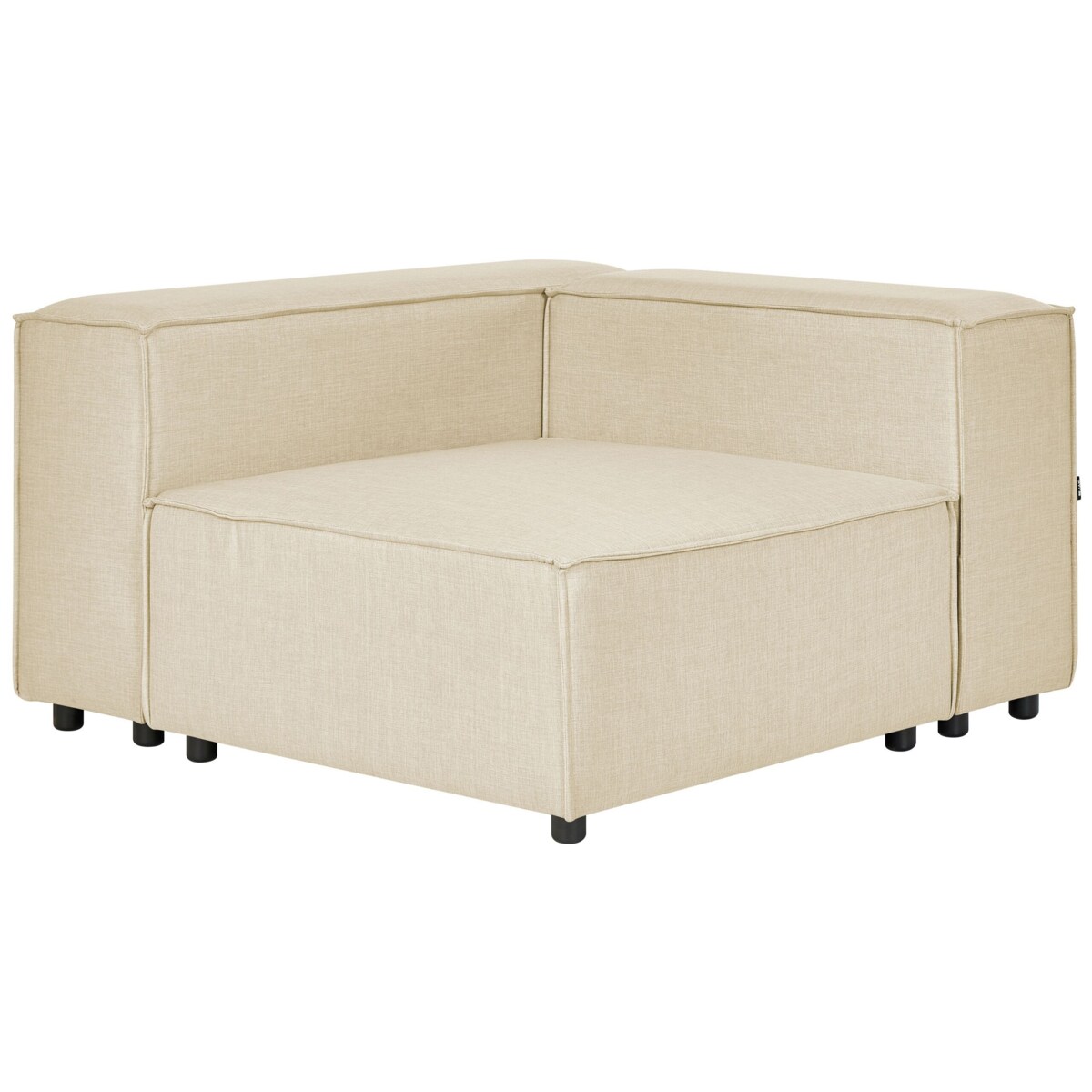 Moduł narożny lniany beżowy APRICA