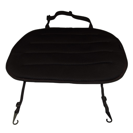 Odciążająca poduszka na fotel samochodowy AirDrive Classic czarna z czerwoną nitką