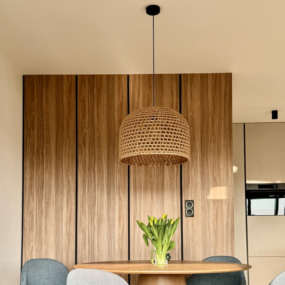 Lampa wisząca Light Prestige Kanso drewno 1 x E27 1 szt.