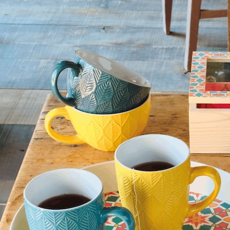 Kubek Śniadaniowy Maya 360 ml żółty