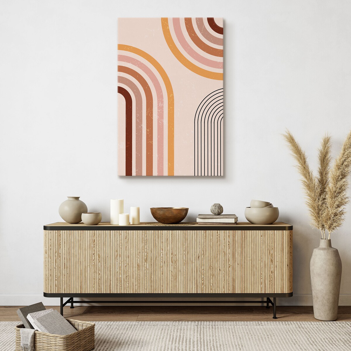 Obraz Abstrakcyjne Szlaczki Boho 30x40cm