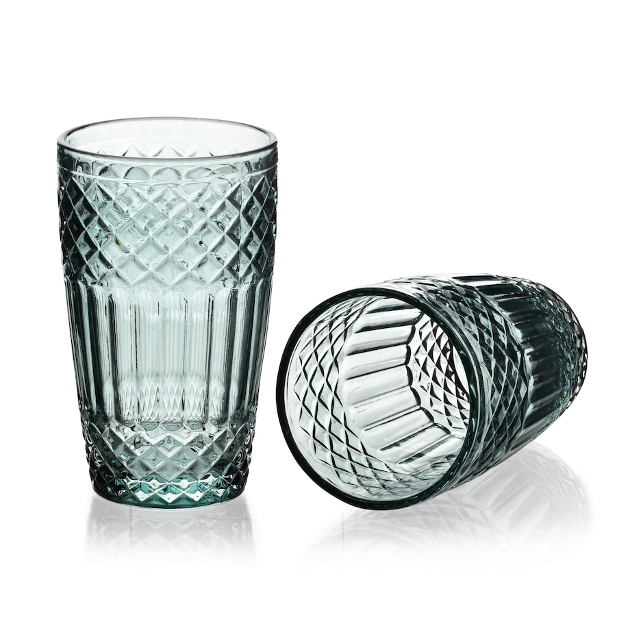 ELLA GREEN Komplet 4 szklanek 370ml370ml 8x6x12cm