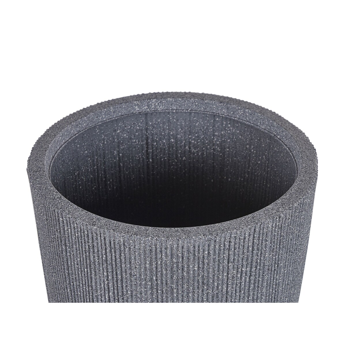 Doniczka 31 x 31 x 33 cm szara CHIOS