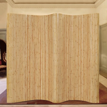 vidaXL Parawan bambusowy, 250 x 165 cm, naturalny
