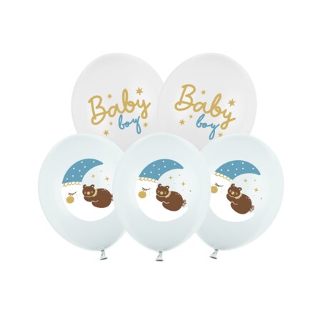 Balony 30 cm, Baby boy, mix
