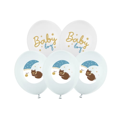 Balony 30 cm, Baby boy, mix