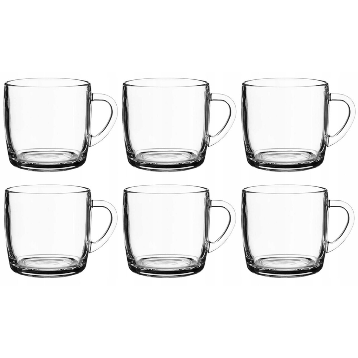 SZKLANKA KUBEK szklany RENEE 6 x 310 ml NA KAWĘ NAPOJE HERBATĘ SOKI WODĘ