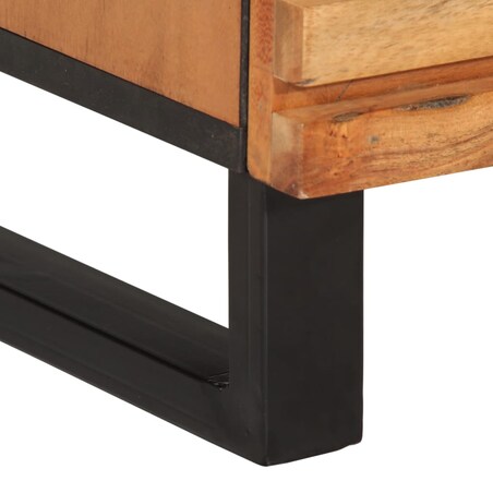 vidaXL Szafka, 60x34x75 cm, lite drewno akacjowe