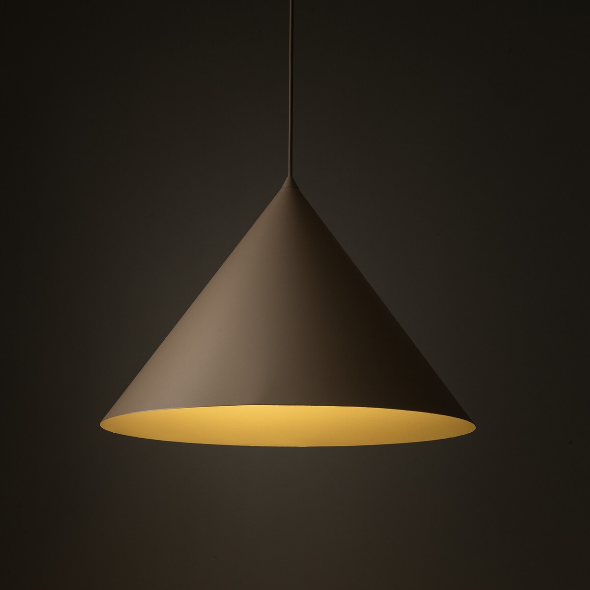 Lampa wisząca TK Lighting CONO SABIA XL 10622 beżowa E27 50 cm regulowana do salonu i jadalni