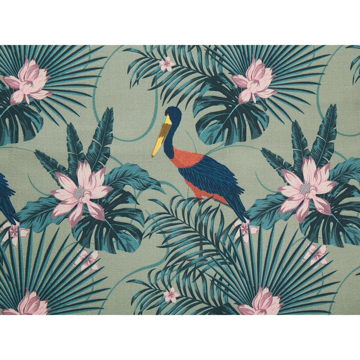 Zestaw 2 tkanin leżakowych wzór w pelikany ANZIO / AVELLINO