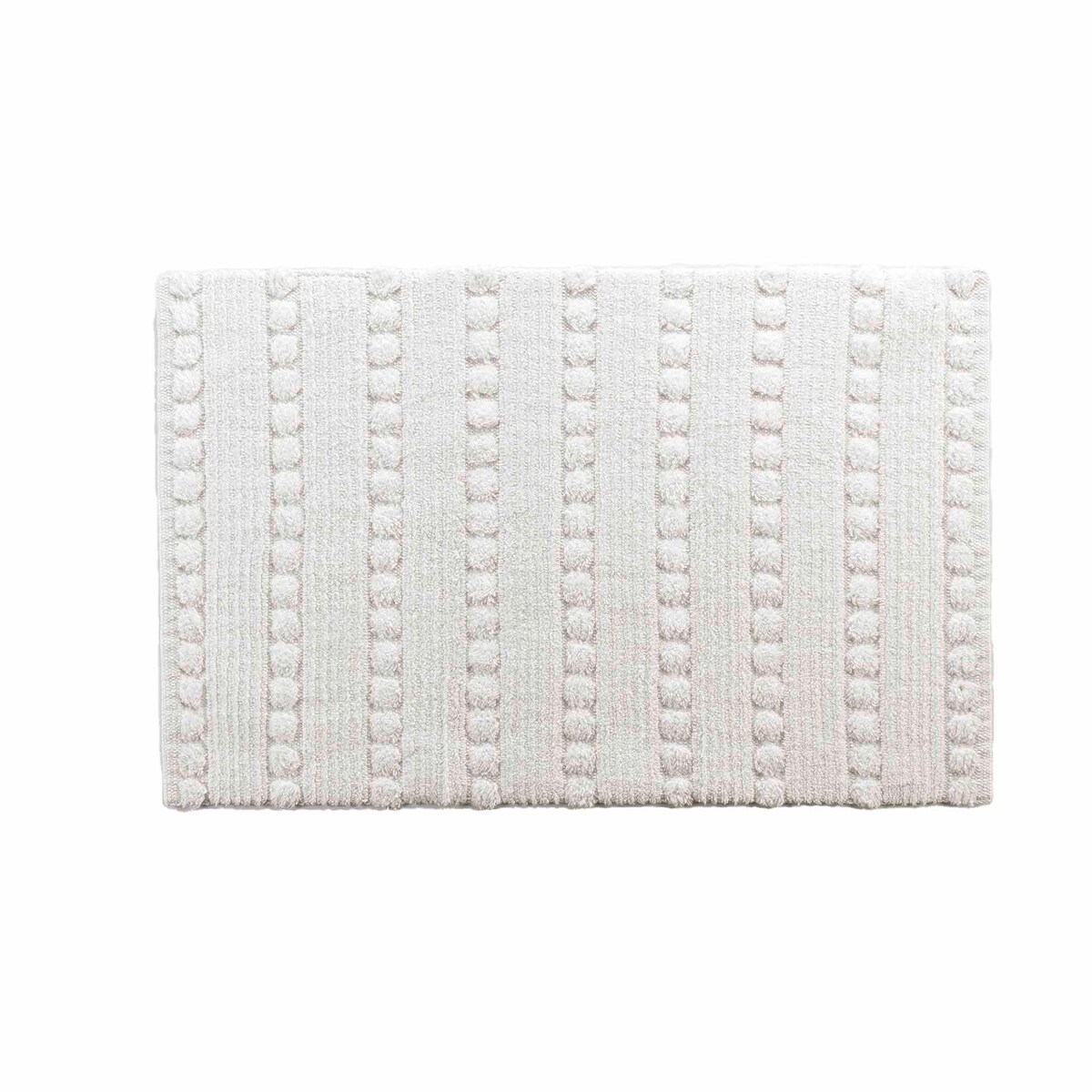 Dywanik łazienkowy CLEONIS, 100% bawełny, ecru, 50 x 80 cm