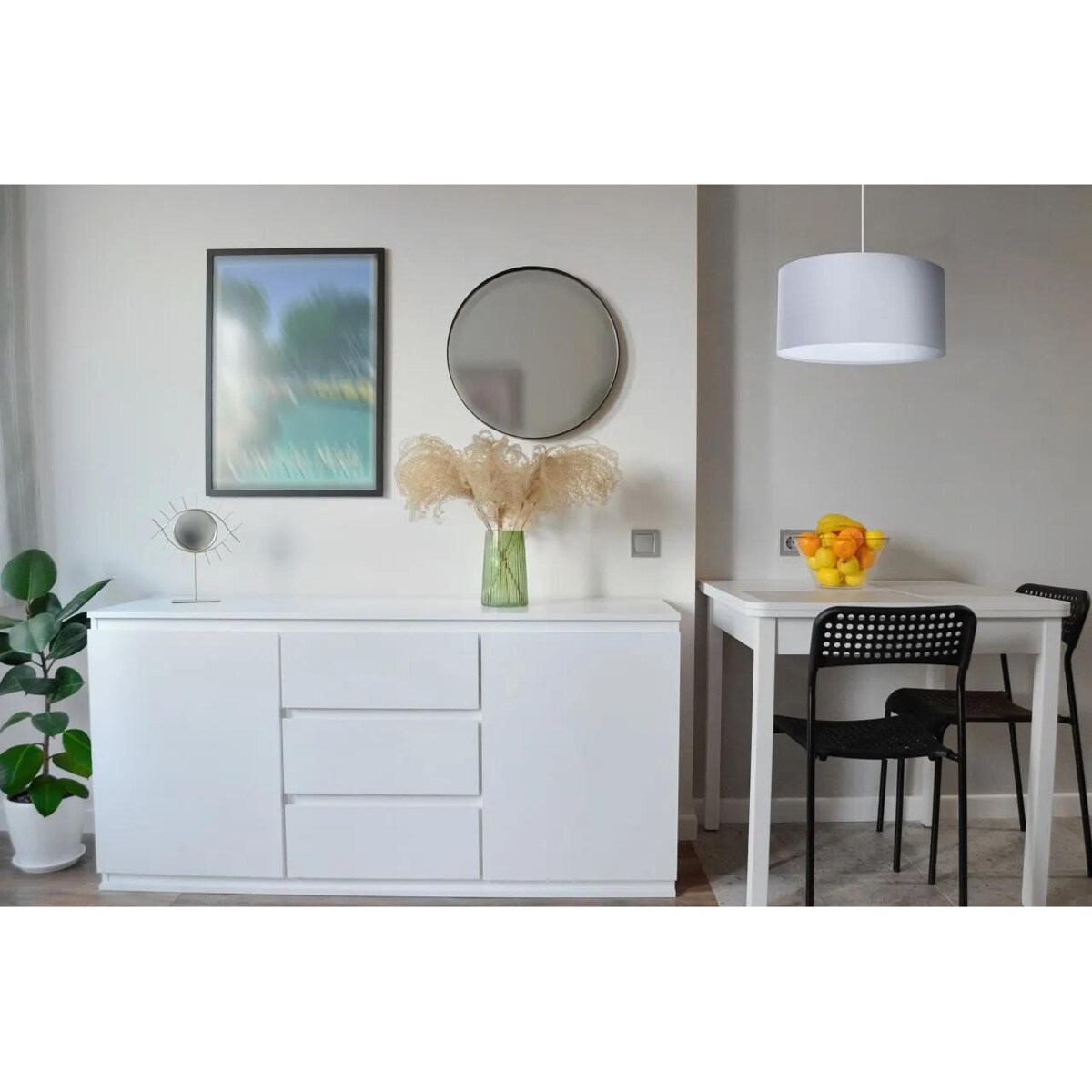 Lampa wisząca MODERN 40 szara/biała