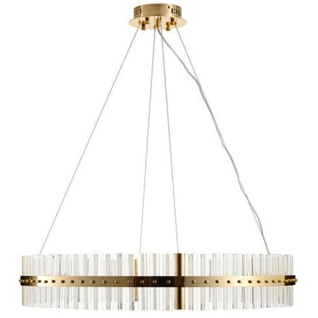 Żyrandol glamour Lugano DN925-85 Step LED 60W kryształy glamour złoty