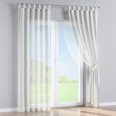 Zasłona na szelkach 1 szt. 130x245 ecru
