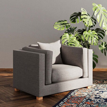 Pomo fotel Jasnoszary