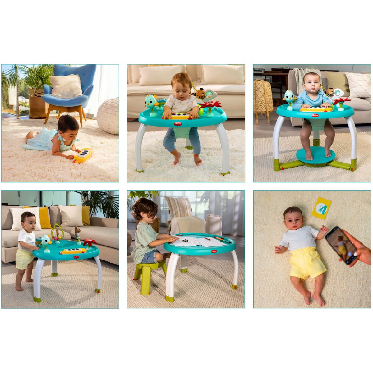 Stacjonarne centrum aktywności 5w1 - Stoliczek z kolekcji Zabawa na łące