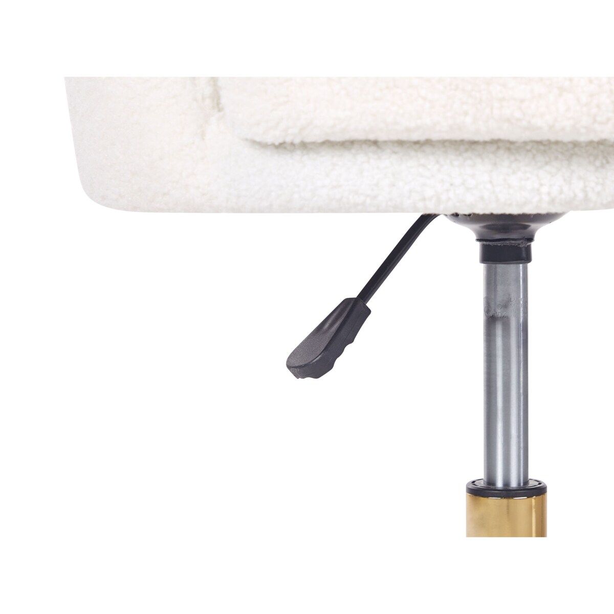 Krzesło biurowe regulowane boucle białe MONTICELLO II