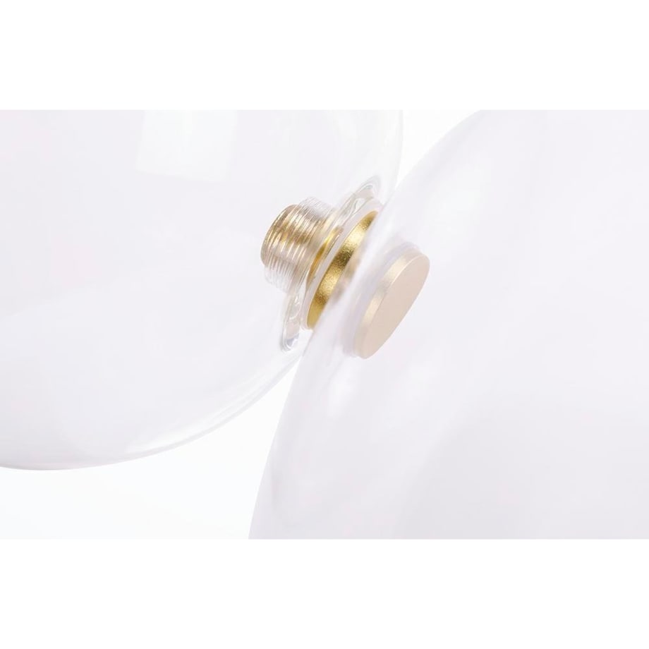 Wisząca lampa nowoczesna Capri LED 14W 3000K przezroczysta złota