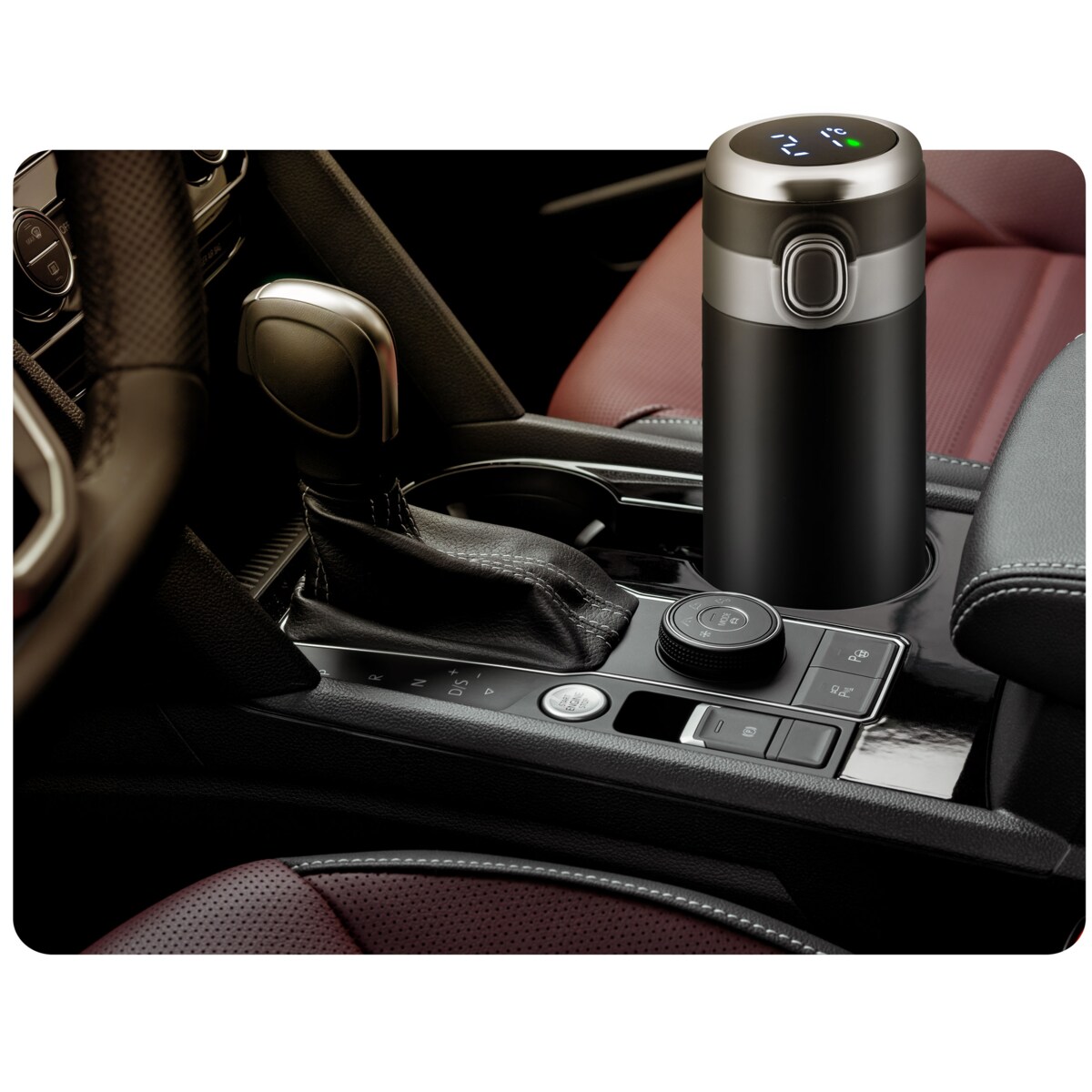 Kubek termiczny termos na kawę herbatę wyświetlacz Berdsen