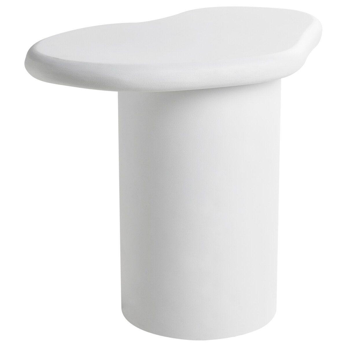 Stolik pomocniczy ARSOLI 43 cm 58 cm Złamana biel