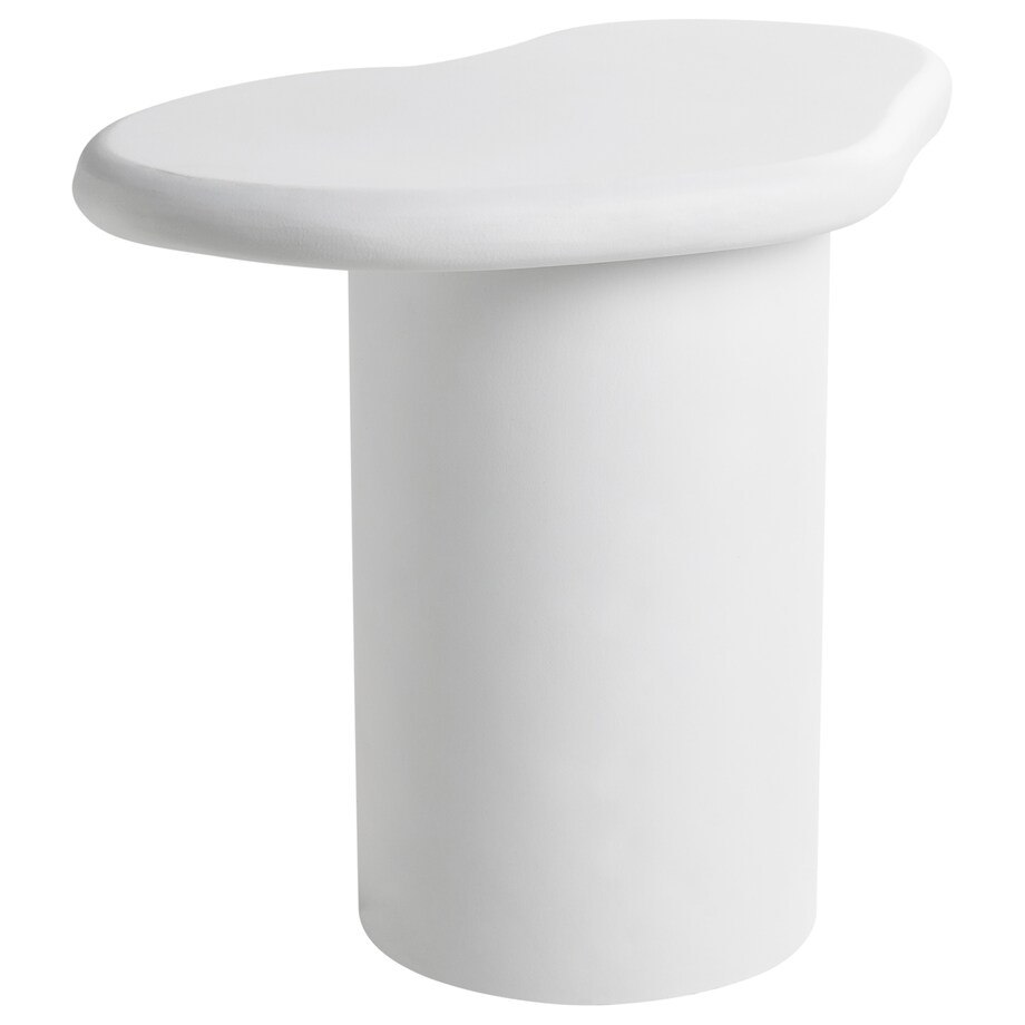 Stolik pomocniczy ARSOLI 43 cm 58 cm Złamana biel