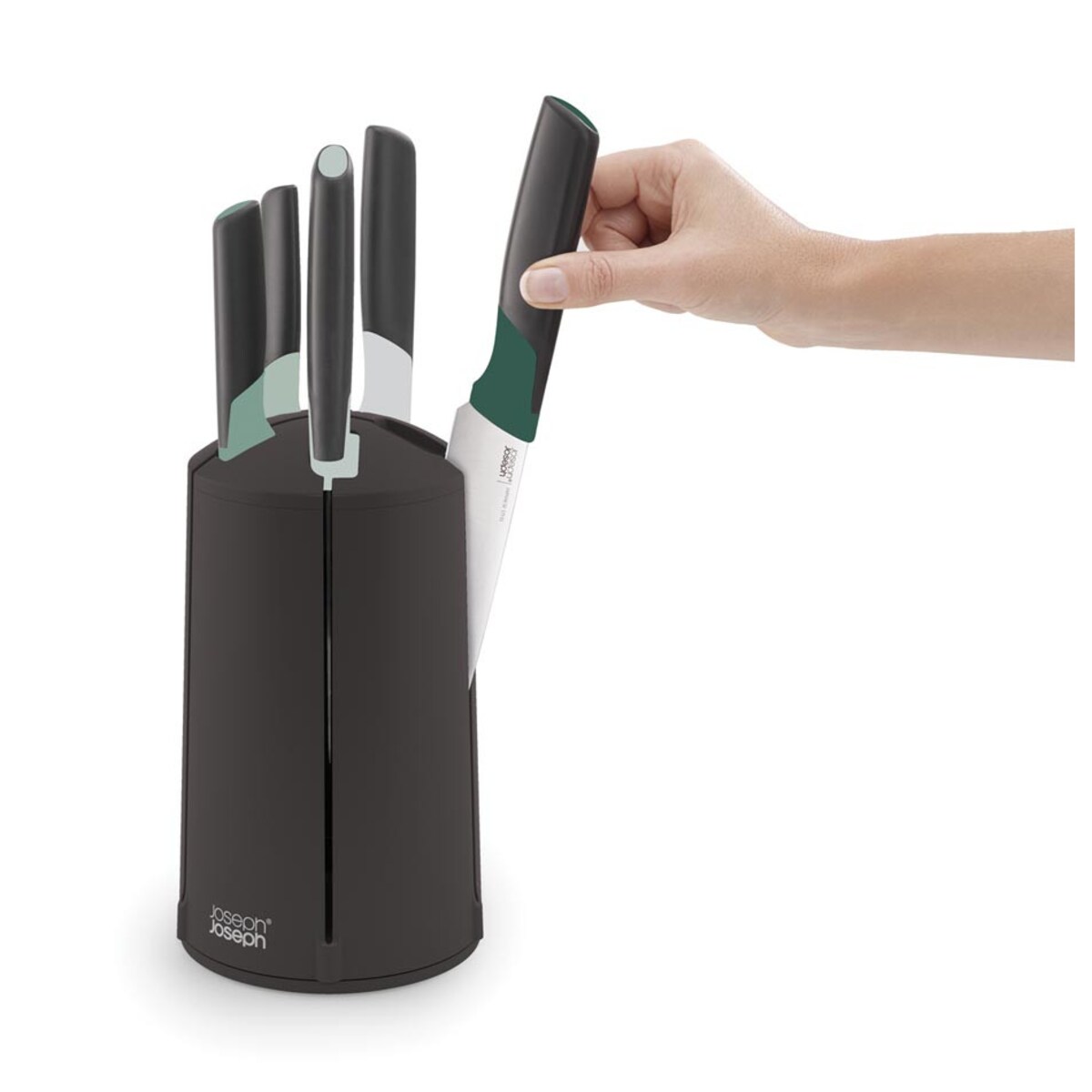 Zestaw 5 noży w bloku Elevate Sage, Joseph Joseph