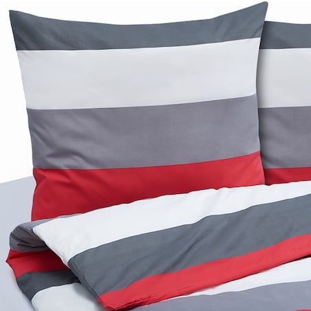 VIOLI komplet pościeli z mikrofibry, w paski, 220x200