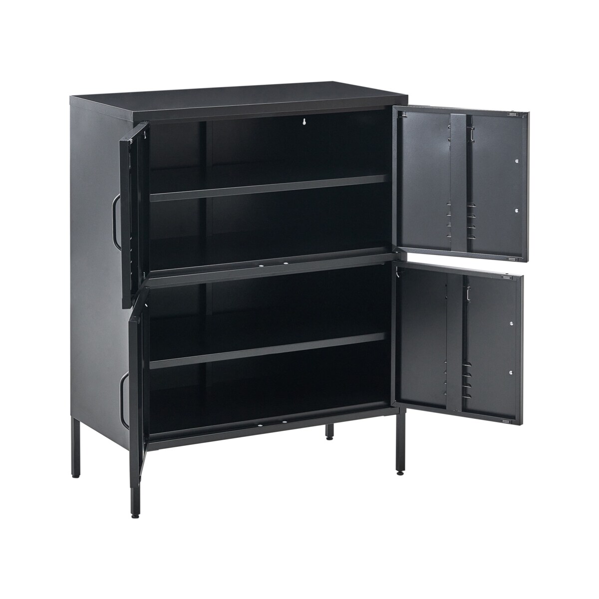 Szafka biurowa HOLBECK Metal Czarny