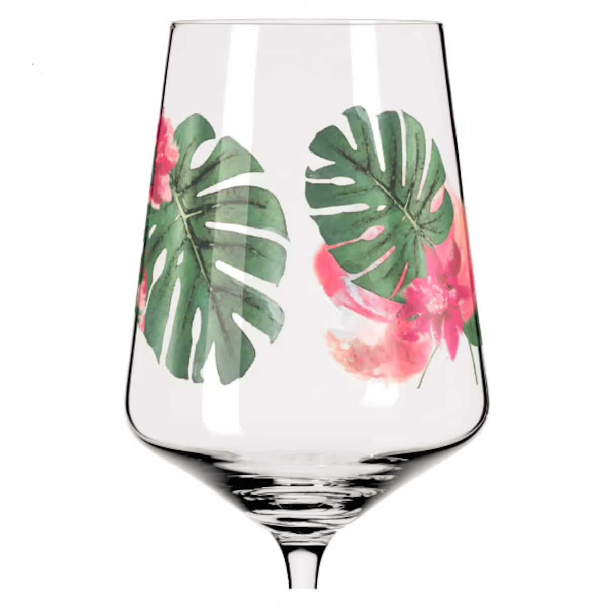 Zestaw 2 kieliszków do koktajli Summer Sonett, monstera, Ramona Rosenkranz