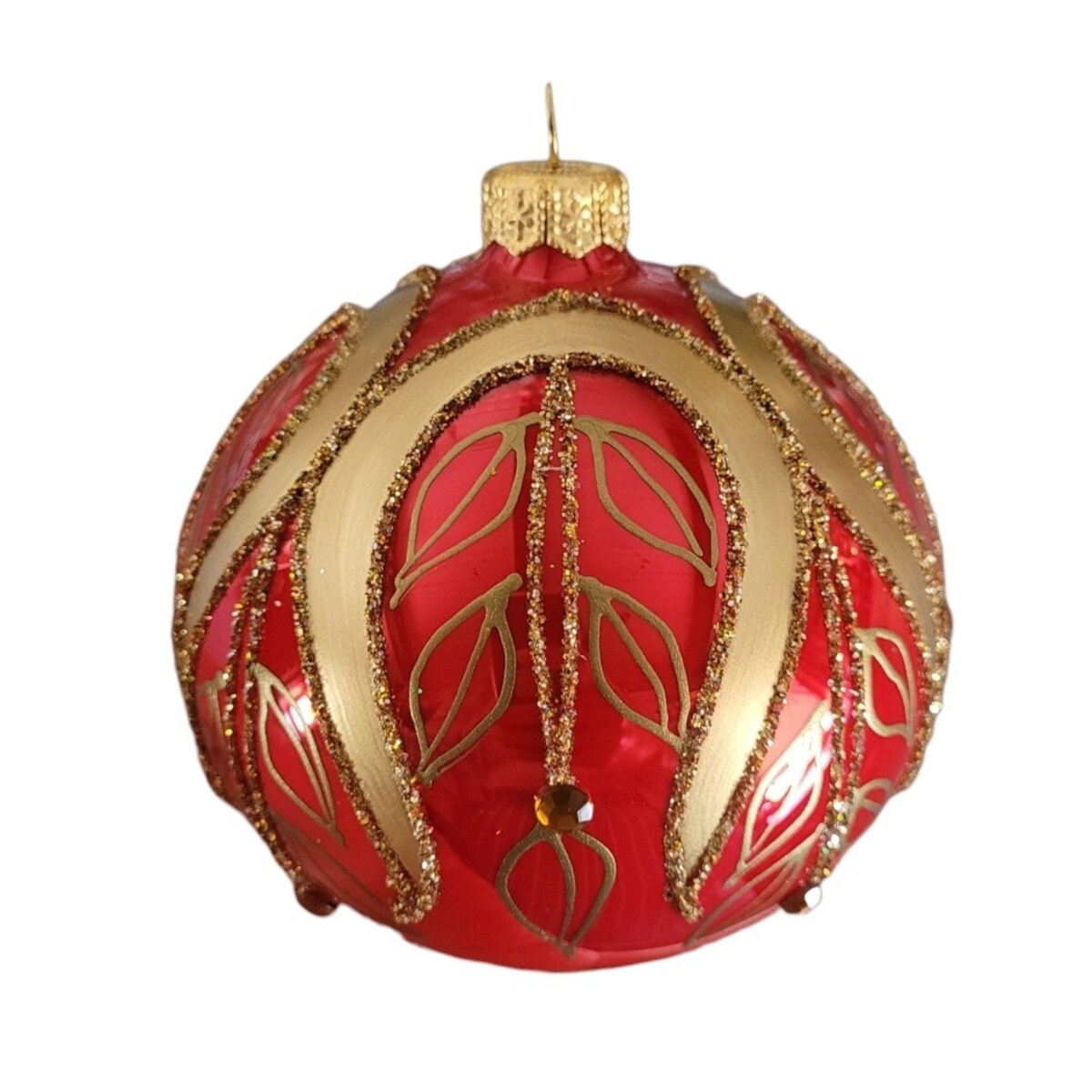 Bombka szklana 4 szt. Ø 100 mm ORNAMENTAL CESAR