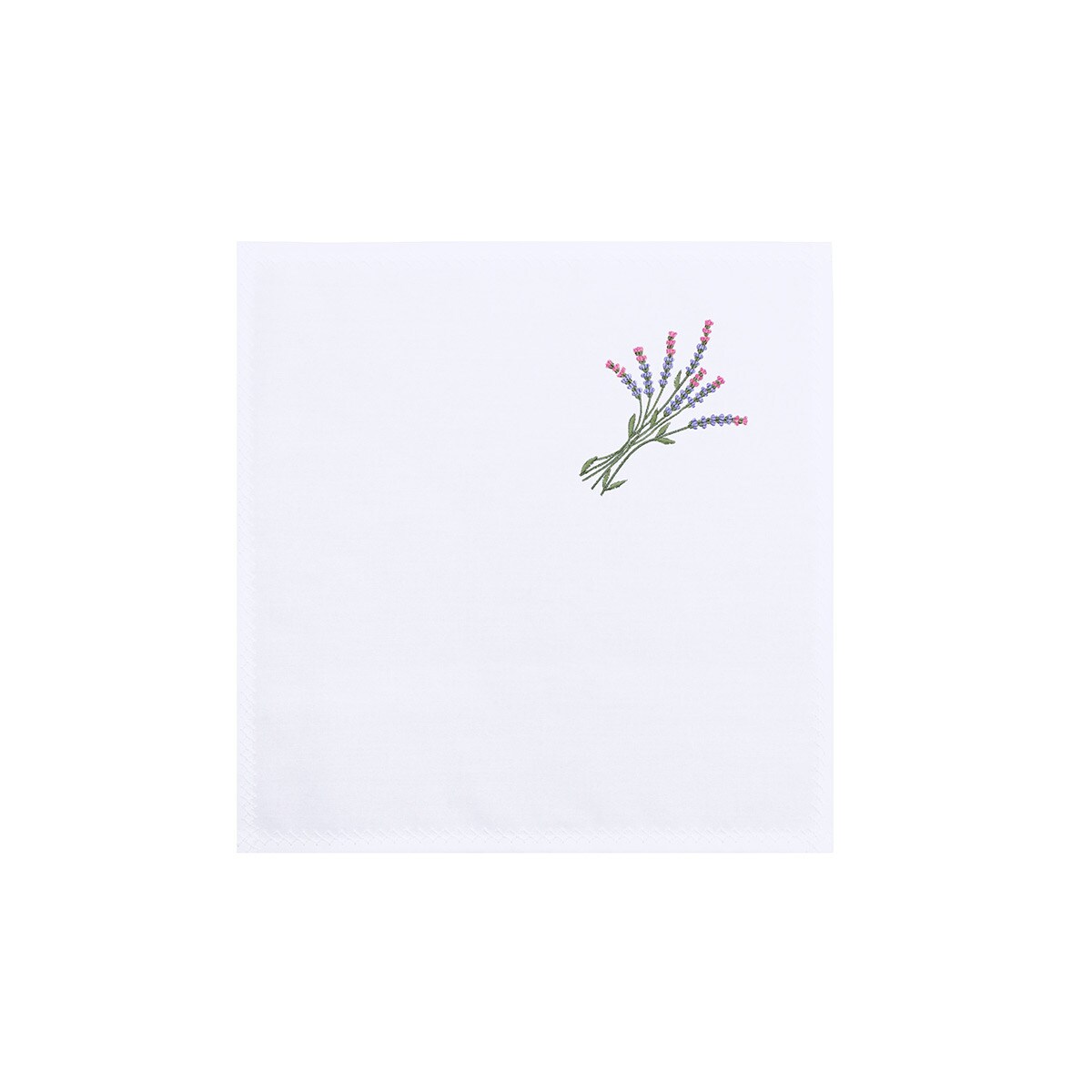 Konsimo LAVANDI Serwetka plamoodporna, biały/zielony/czerwony/fioletowy