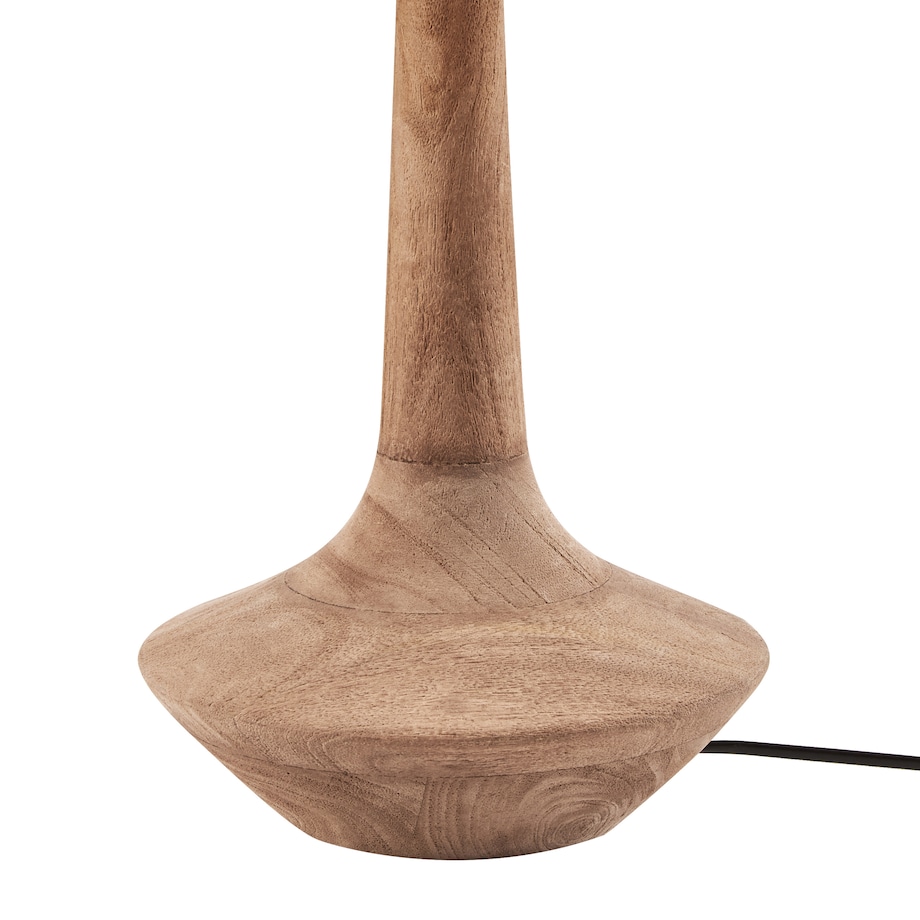 Lampa stołowa GODAWARI Drewno mango Ciemnobrązowy