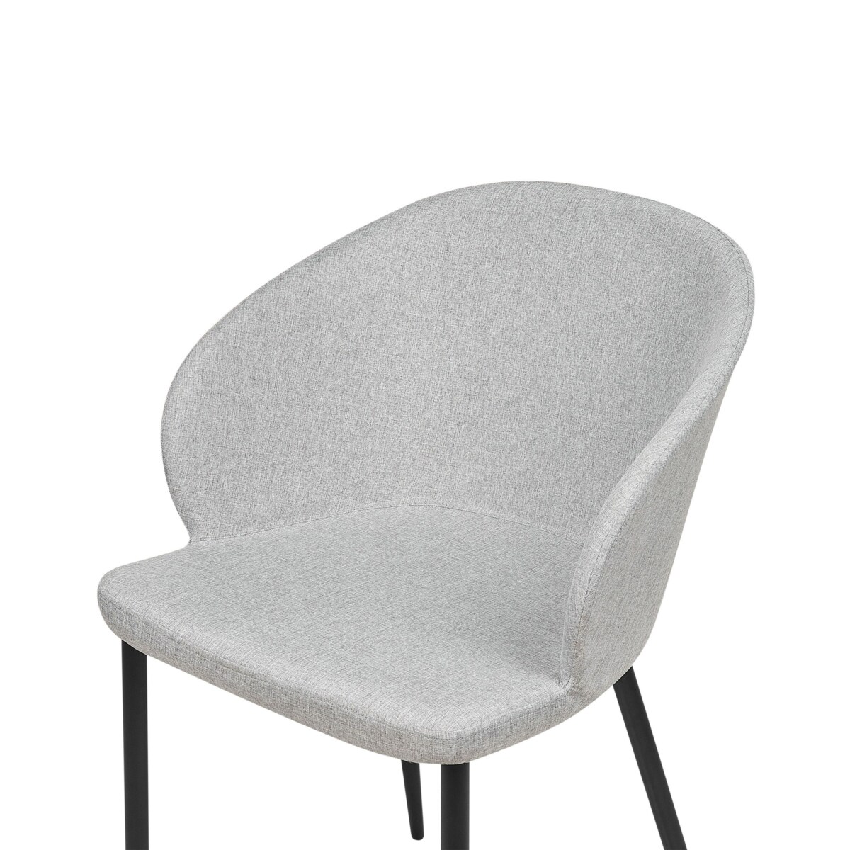 Zestaw 2 krzeseł do jadalni MASON Jasnoszary