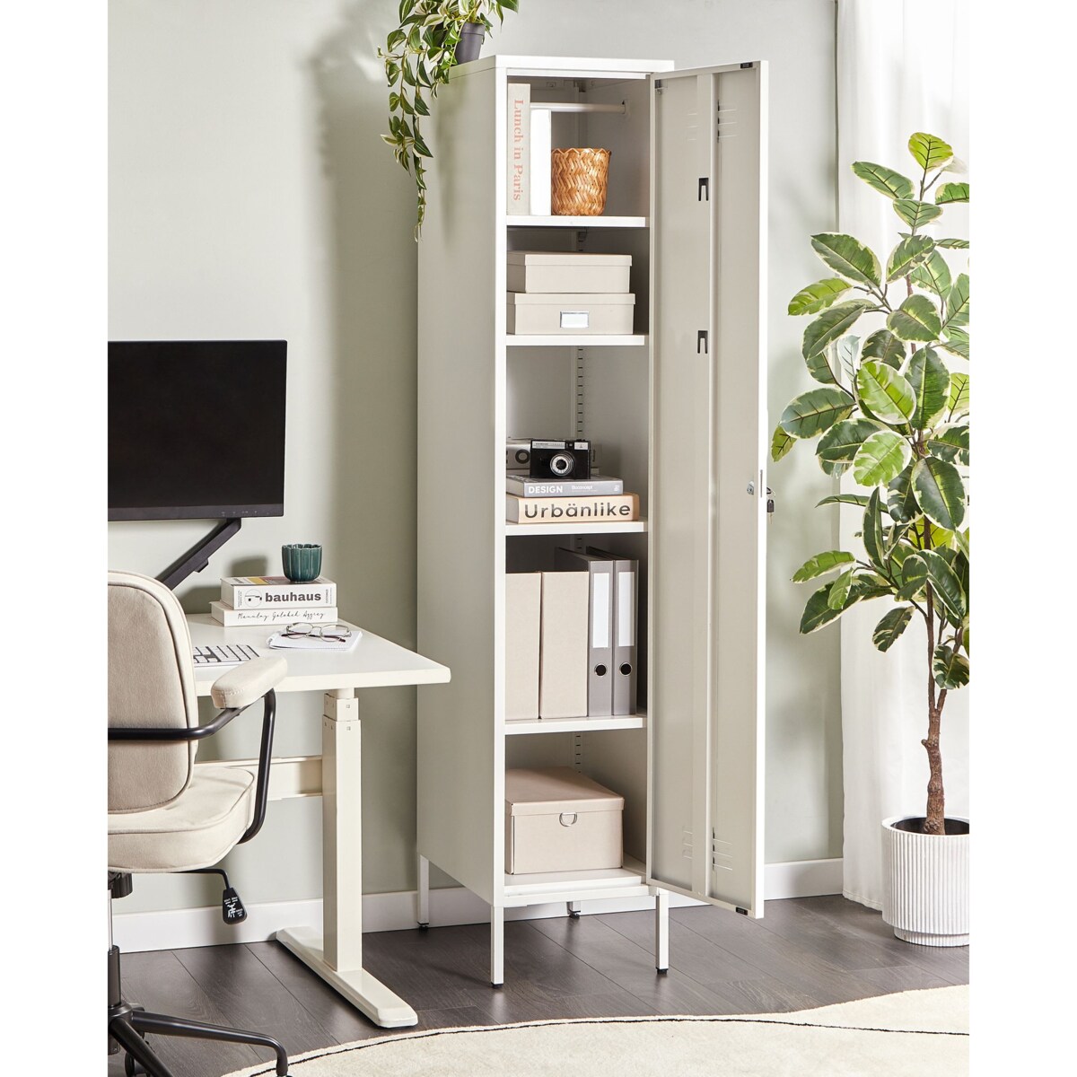 Szafka biurowa FROME Metal Biały