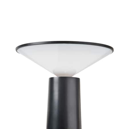 Bezprzewodowa lampa stołowa LED LEVIRA Ze ściemniaczem Metal Czarny