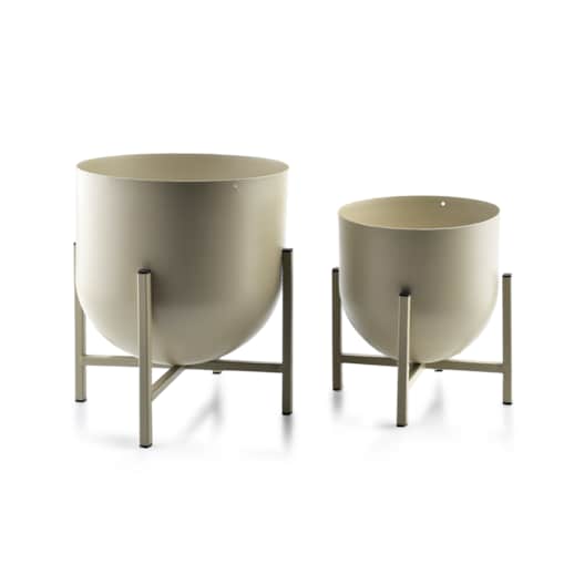 SWEN BEIGE Komplet 2 osłonek 24xh26cm/18.5xh21cm