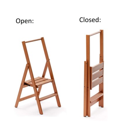 ARREDAMENTI KIMORA 2 Drabina - 94 x 48 cm, brązowy